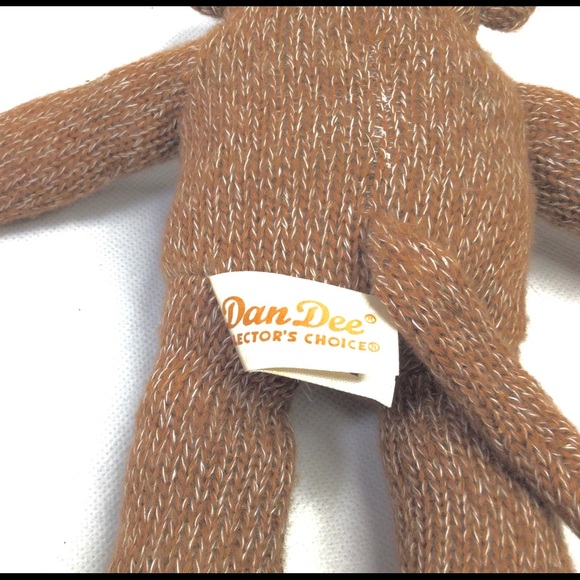 Dan Dee Sock Monkey Stuffed Animal Toy. - Picture 2 of 5
